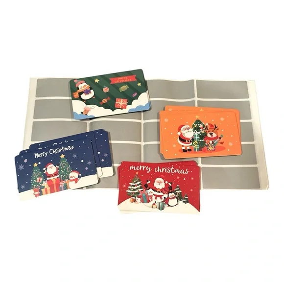 Festive Christmas Scratch Cards Set 40 Count - Picture 6 of 7